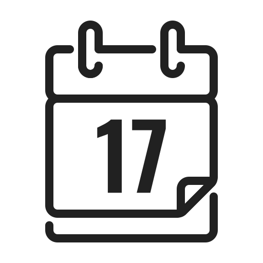 Календарь Generic black outline иконка