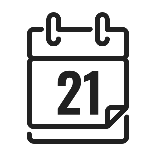 kalender Generic black outline icon