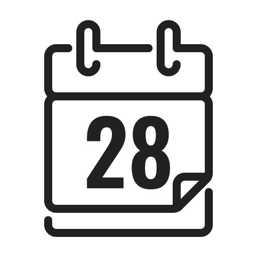 kalender Generic black outline icon