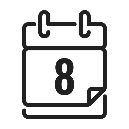 Calendar Generic black outline icon