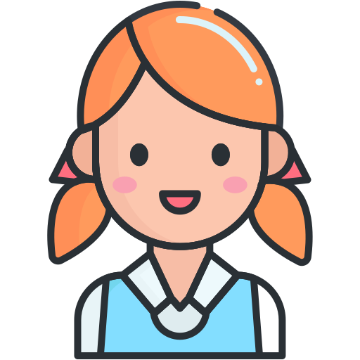 Female student Generic color lineal-color icon