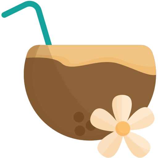 bebida de coco Generic color fill icono