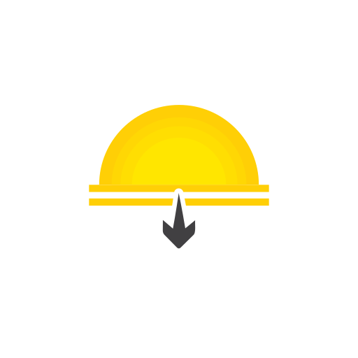 zachód słońca Generic color fill ikona
