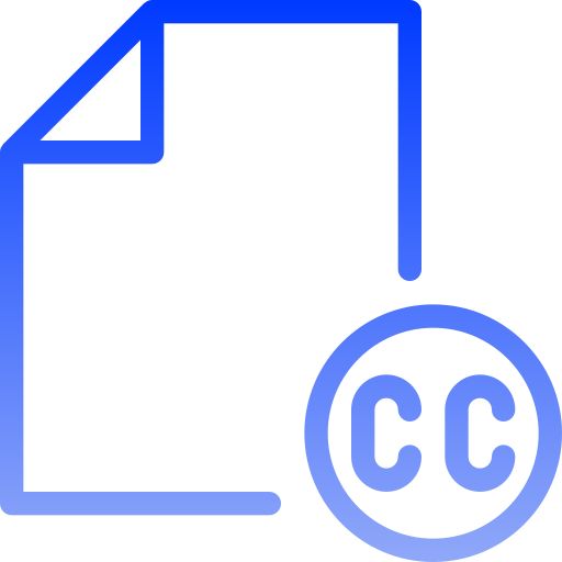 cc Generic gradient outline icon