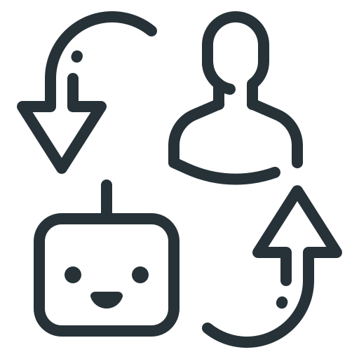 chatbot Generic black outline icon