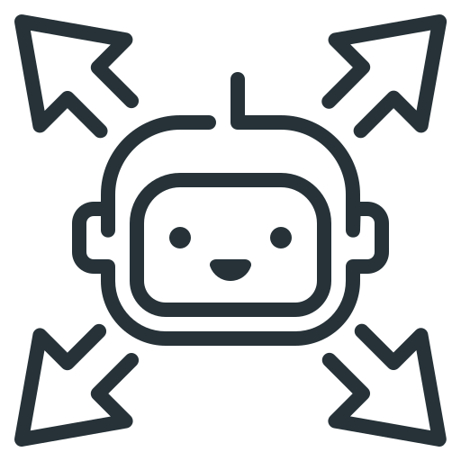 bot Generic black outline icon