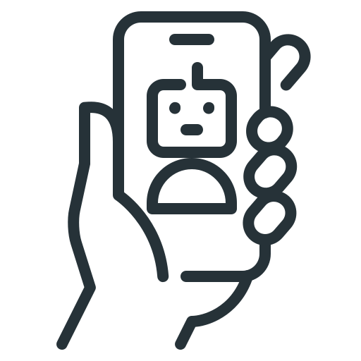Chat bot Generic black outline icon