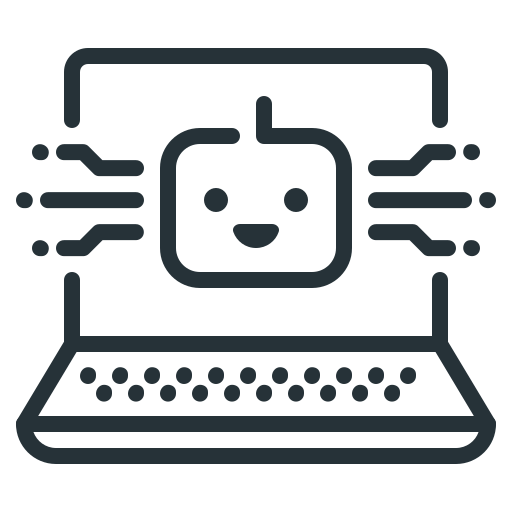 Artificial intelligence Generic black outline icon