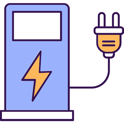 Зарядная станция Generic color lineal-color иконка