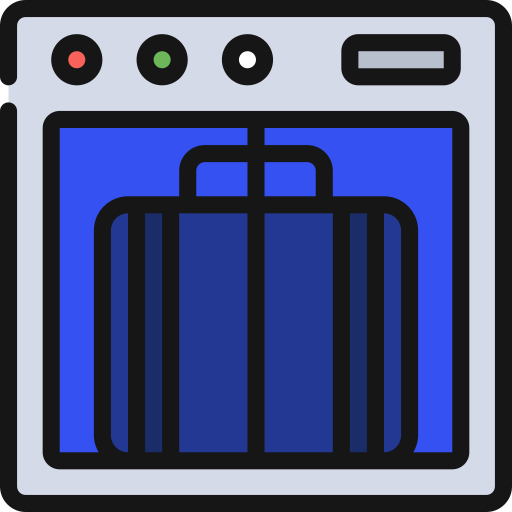 scanner dei bagagli Juicy Fish Soft-fill icona
