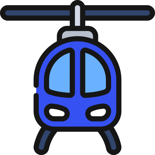 Helicopter Juicy Fish Soft-fill icon