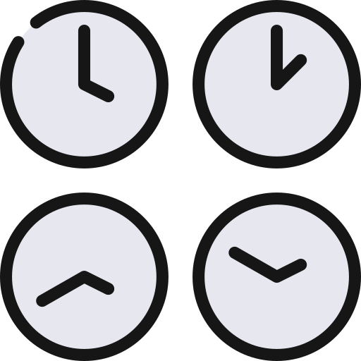 Time zone Juicy Fish Soft-fill icon