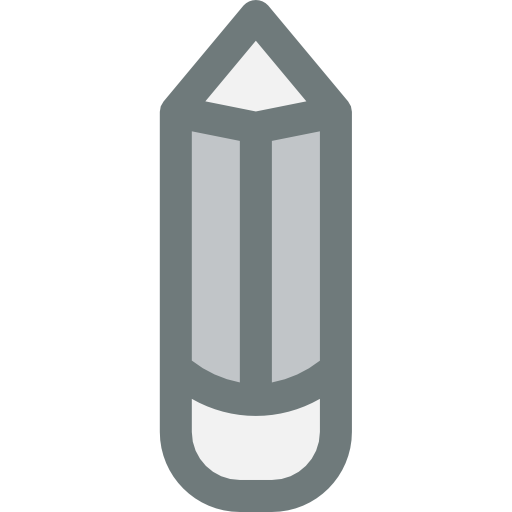 Pencil Justicon Two Tone Gray icon