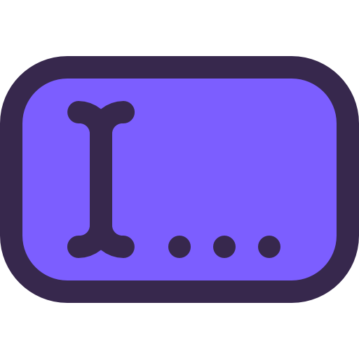 text Justicon Lineal Color icon