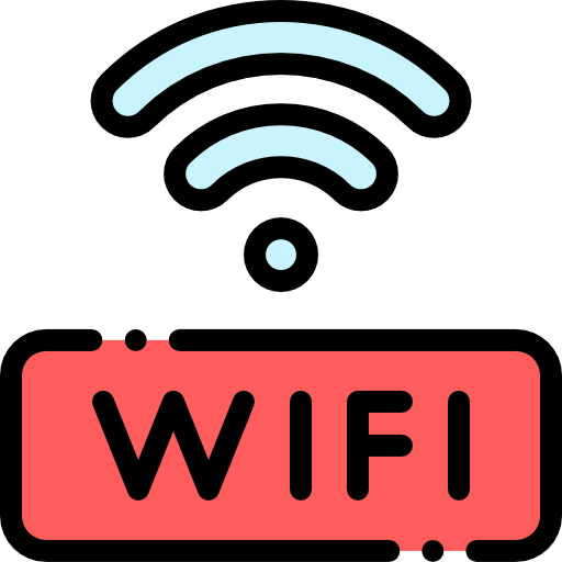 wi-fi Detailed Rounded Lineal color icon