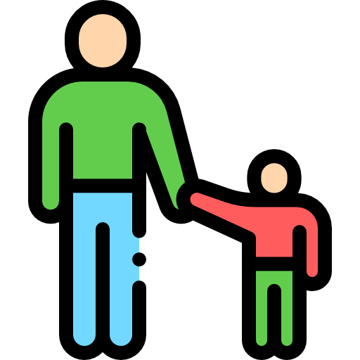 Father Detailed Rounded Lineal color icon