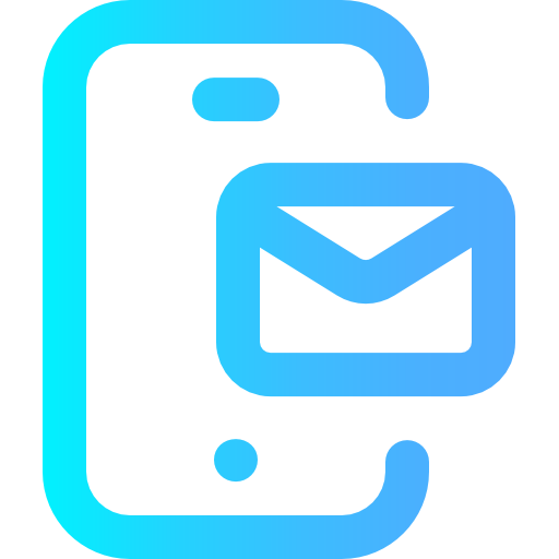 email Super Basic Omission Gradient icon