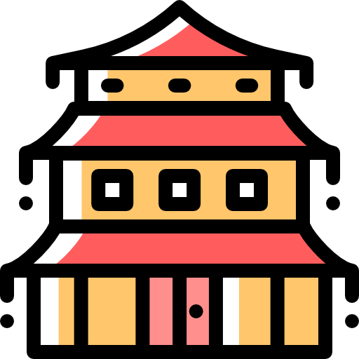 chiński Detailed Rounded Color Omission ikona