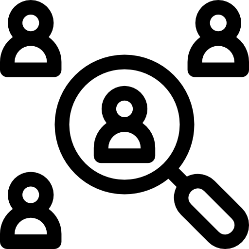 risorse umane Basic Rounded Lineal icona