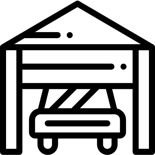 ガレージ Detailed Rounded Lineal icon