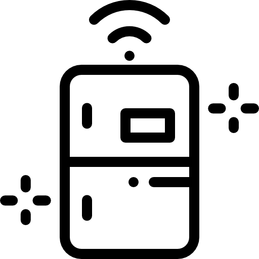 冷蔵庫 Detailed Rounded Lineal icon