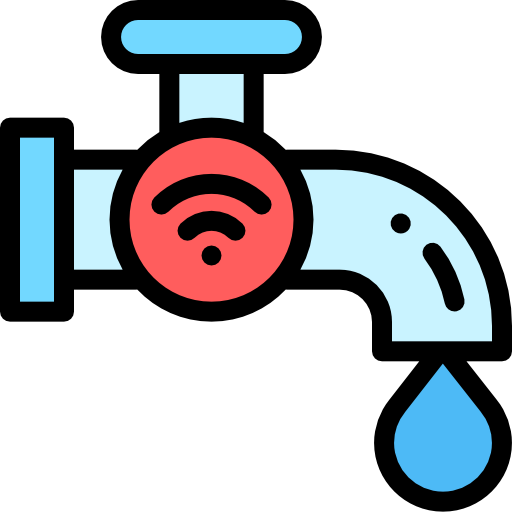 Faucet Detailed Rounded Lineal color icon