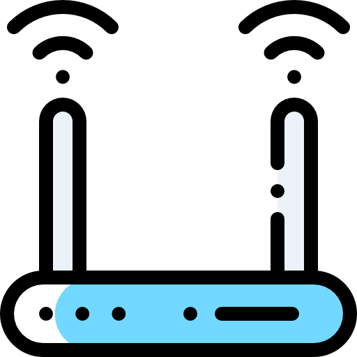 wifi Detailed Rounded Color Omission icona