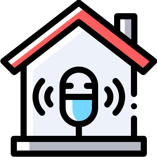 Smart home Detailed Rounded Color Omission icon