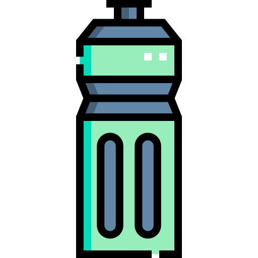 Water bottle Detailed Straight Lineal color icon
