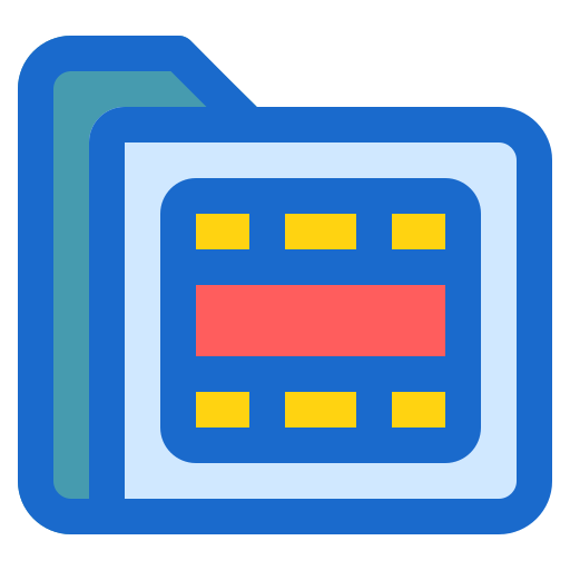 Video Generic color lineal-color icon