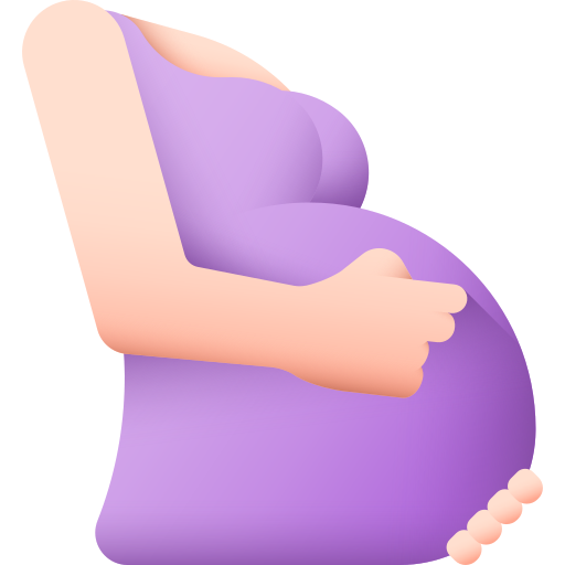 zwangerschap 3D Color icoon