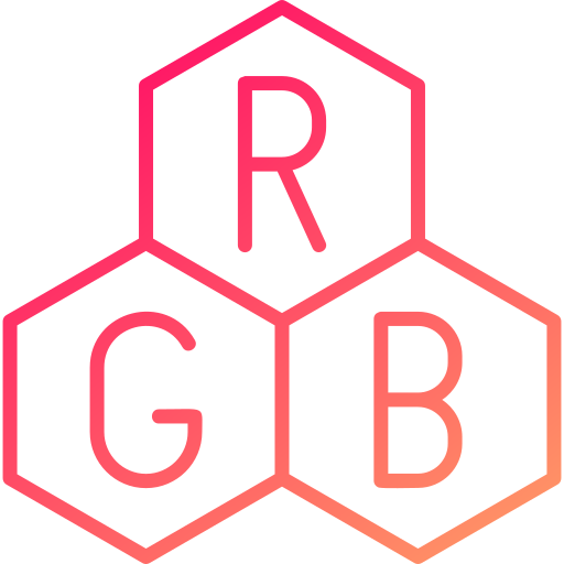 rgb Generic gradient outline icono