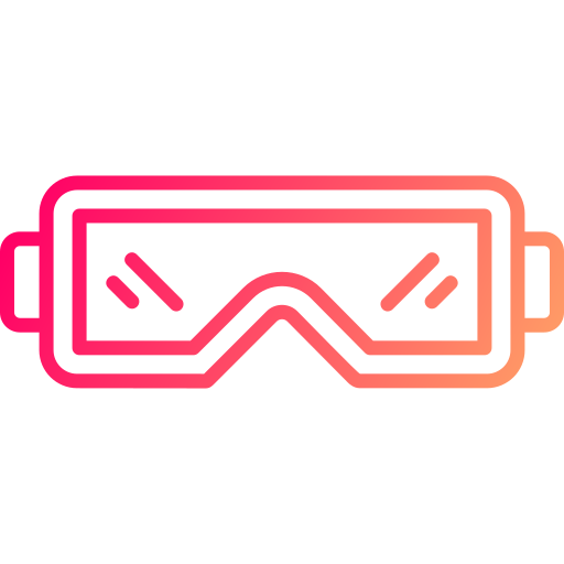 Óculos de realidade virtual Generic gradient outline Ícone