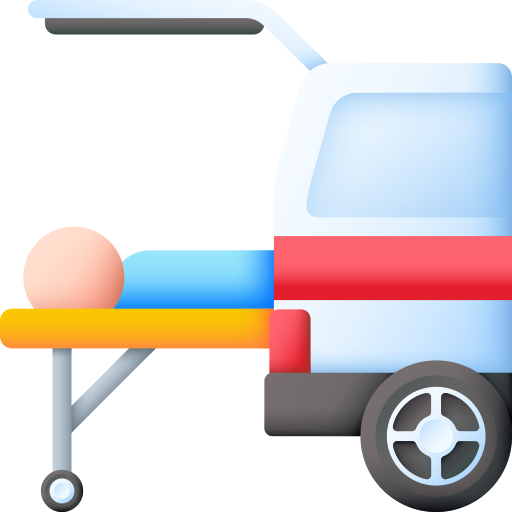 救急車 3D Color icon