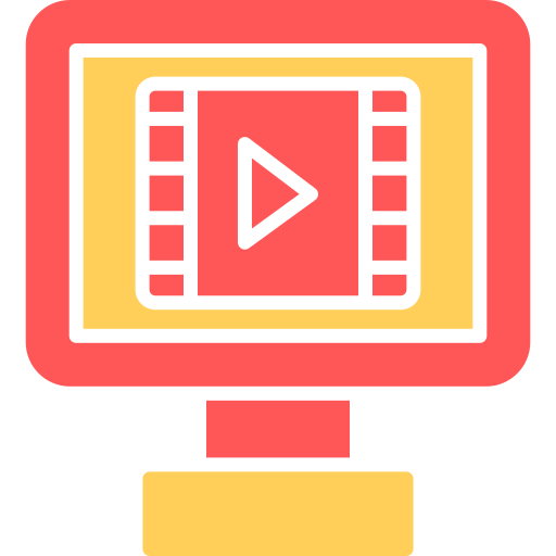 video bewerker Generic color fill icoon