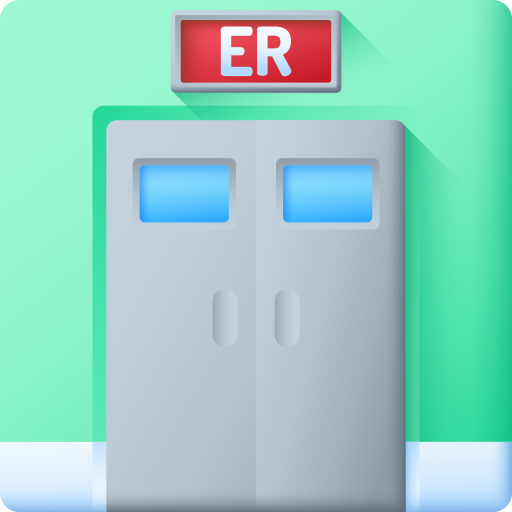 救急処置室 3D Color icon