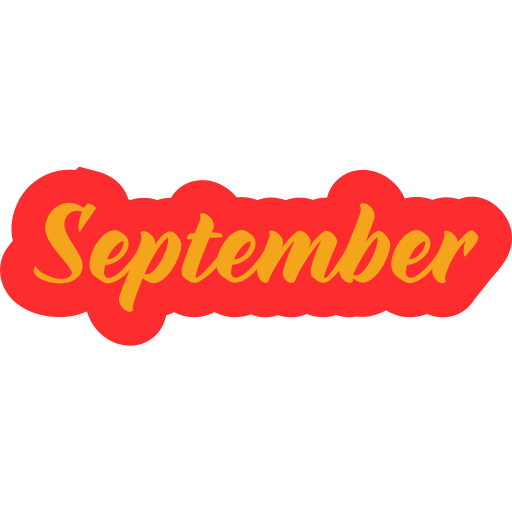 september Generic color fill icoon