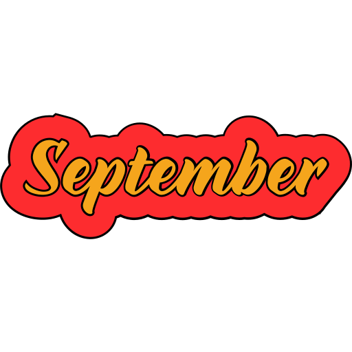 september Generic color lineal-color icoon