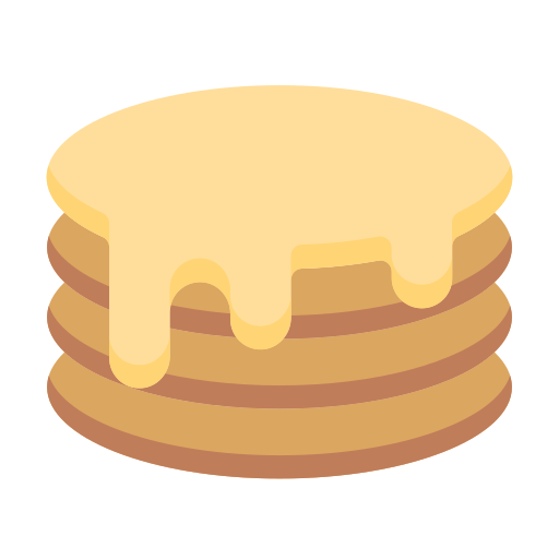 Pancake Generic color fill icon