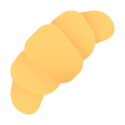 croissant Generic gradient fill Icône