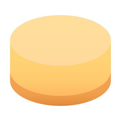 bolo de queijo Generic gradient fill Ícone