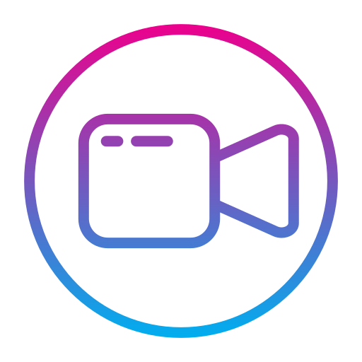 Video camera Generic gradient outline icon