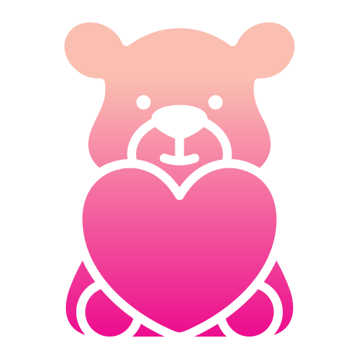Teddy bear Generic gradient fill icon