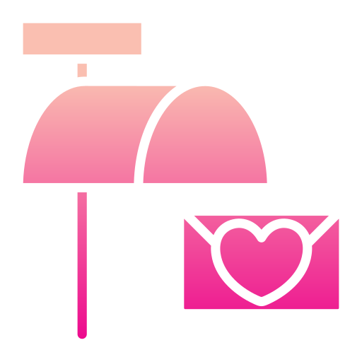 Mailbox Generic gradient fill icon