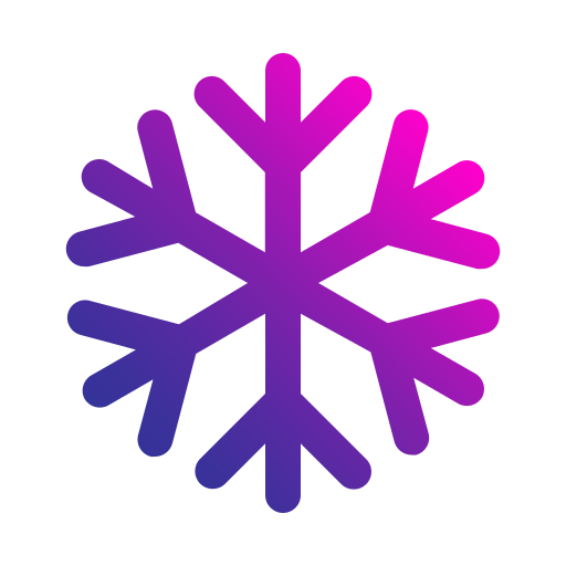 Снежинка Generic gradient outline иконка