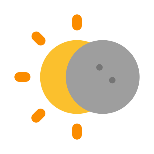 日食 Generic color fill icon