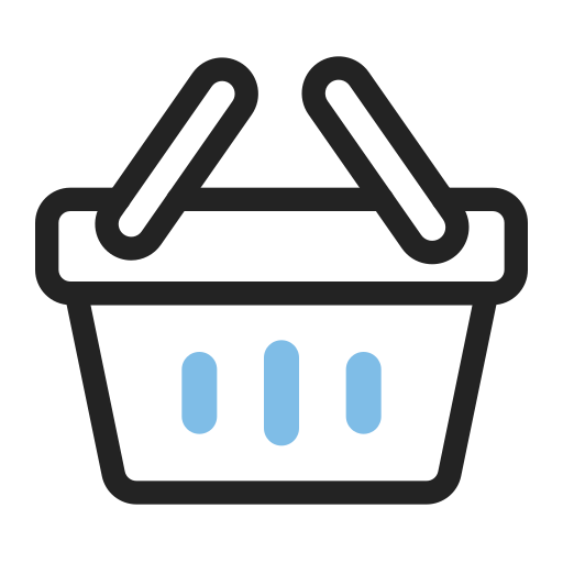 바구니 쇼핑 Generic color outline icon