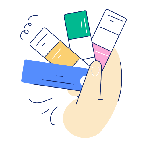 seletor de cores Generic Sticker Color Lineal Color Ícone