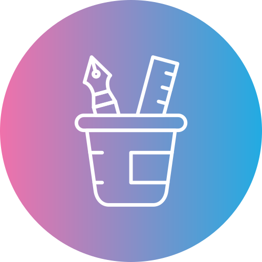 Stationery Generic gradient fill icon