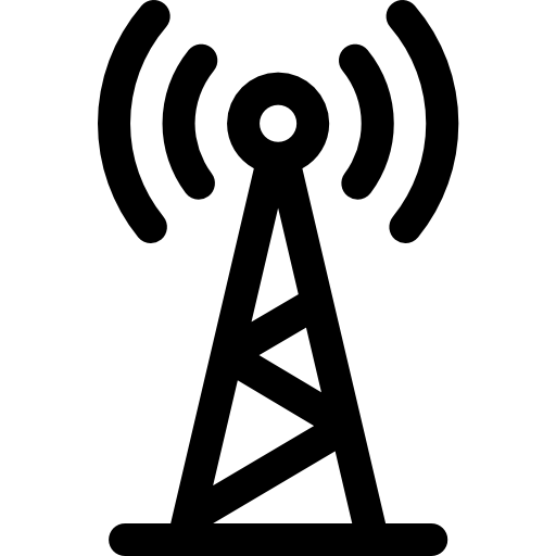 信号塔 Basic Rounded Lineal icon